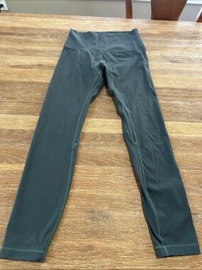 Lululemon Green Active Leggings size 4